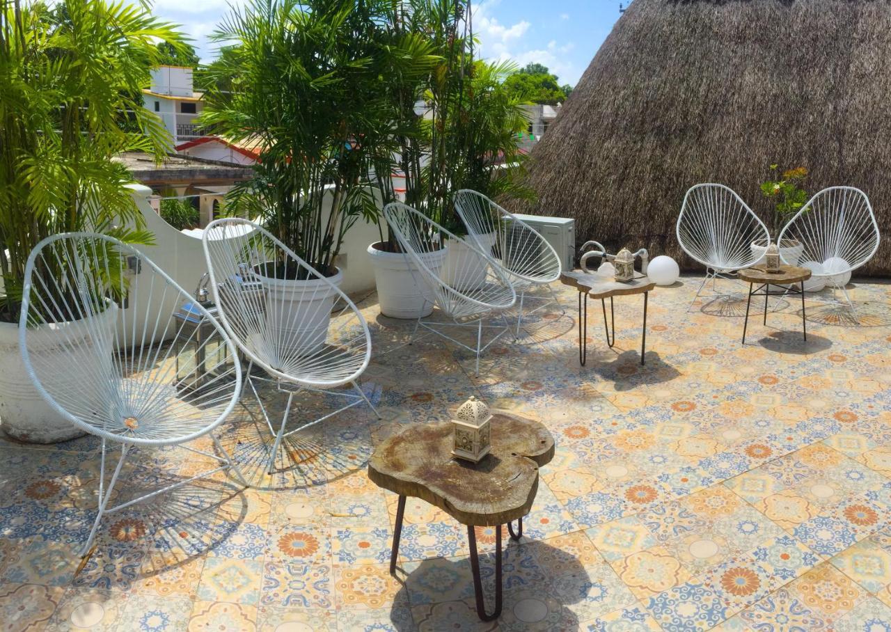 Toto Blue Hotel Boutique Bacalar Bagian luar foto