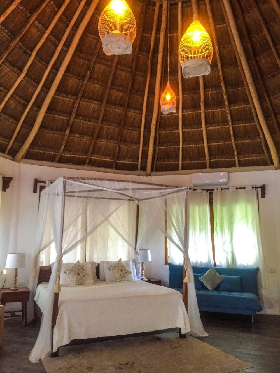 Toto Blue Hotel Boutique Bacalar Bagian luar foto