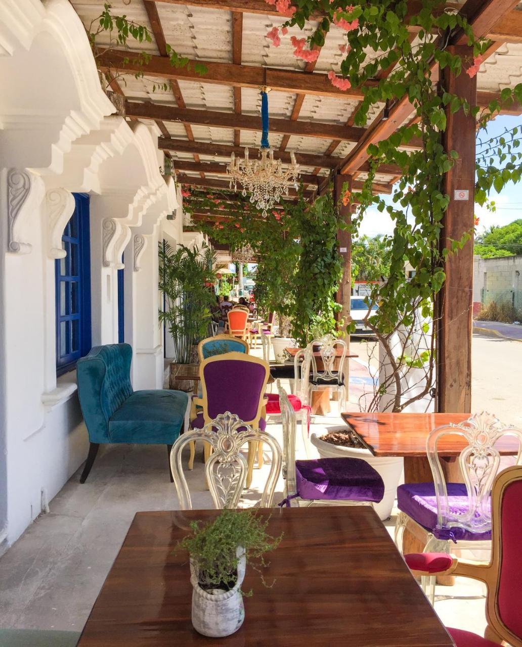 Toto Blue Hotel Boutique Bacalar Bagian luar foto