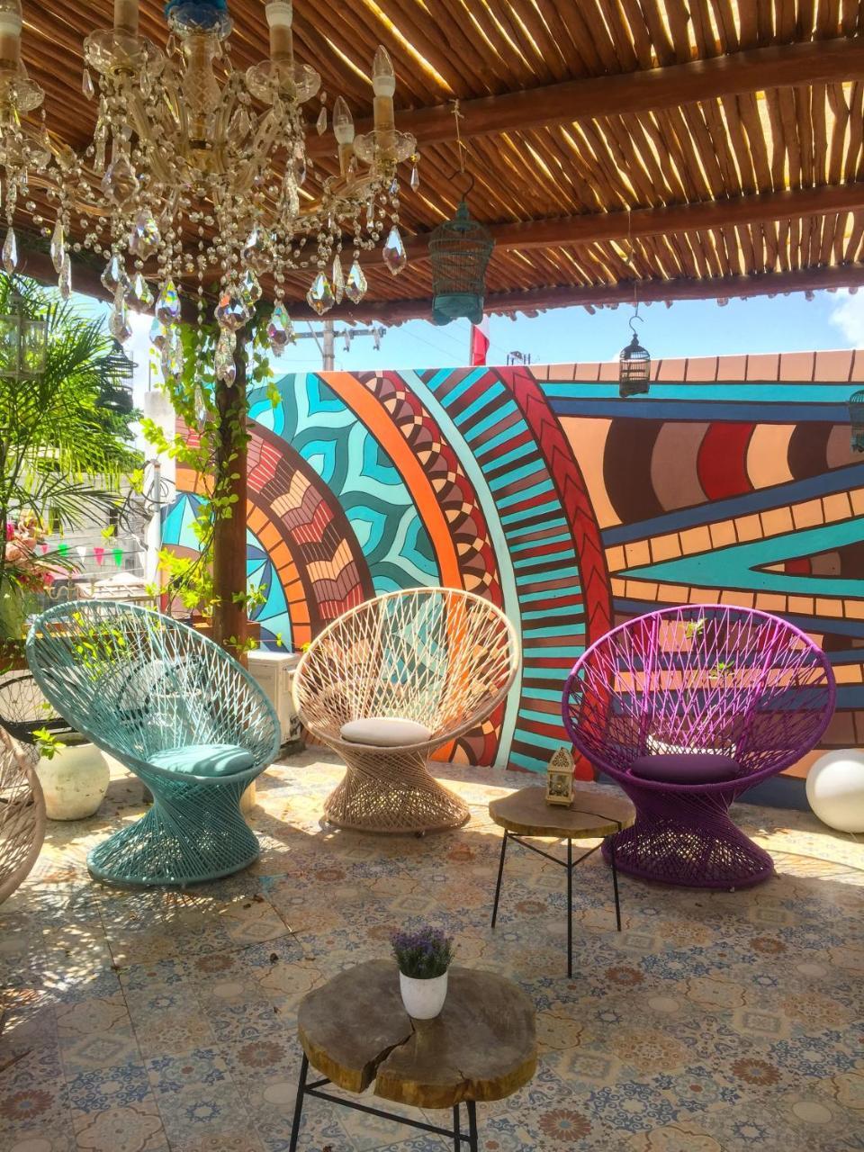 Toto Blue Hotel Boutique Bacalar Bagian luar foto
