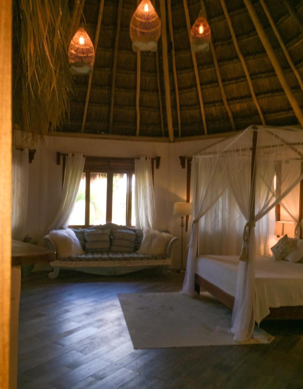 Toto Blue Hotel Boutique Bacalar Bagian luar foto