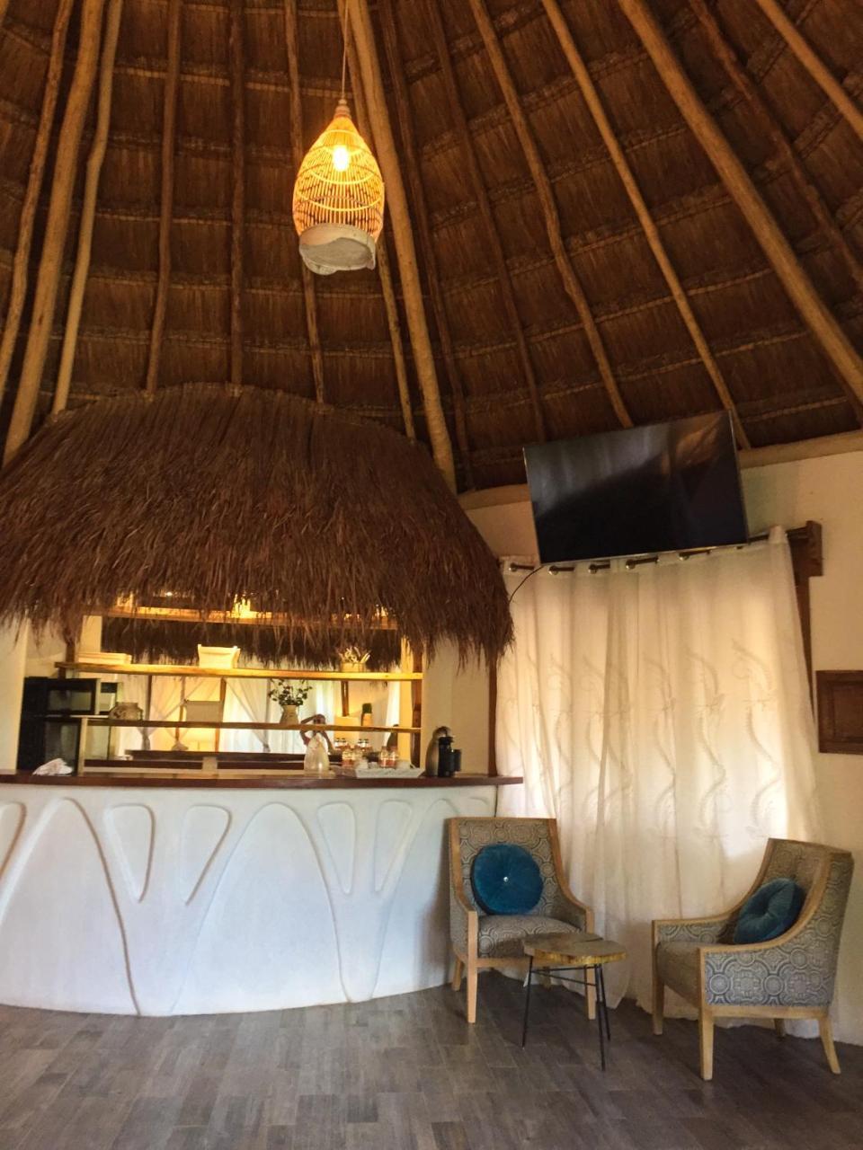 Toto Blue Hotel Boutique Bacalar Bagian luar foto